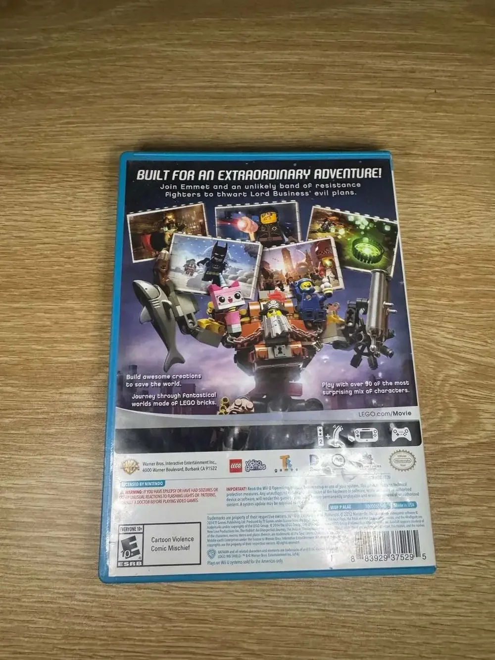 The LEGO Movie Videogame for Nintendo Wii U